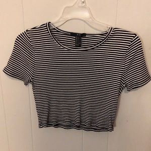 Striped crop top
